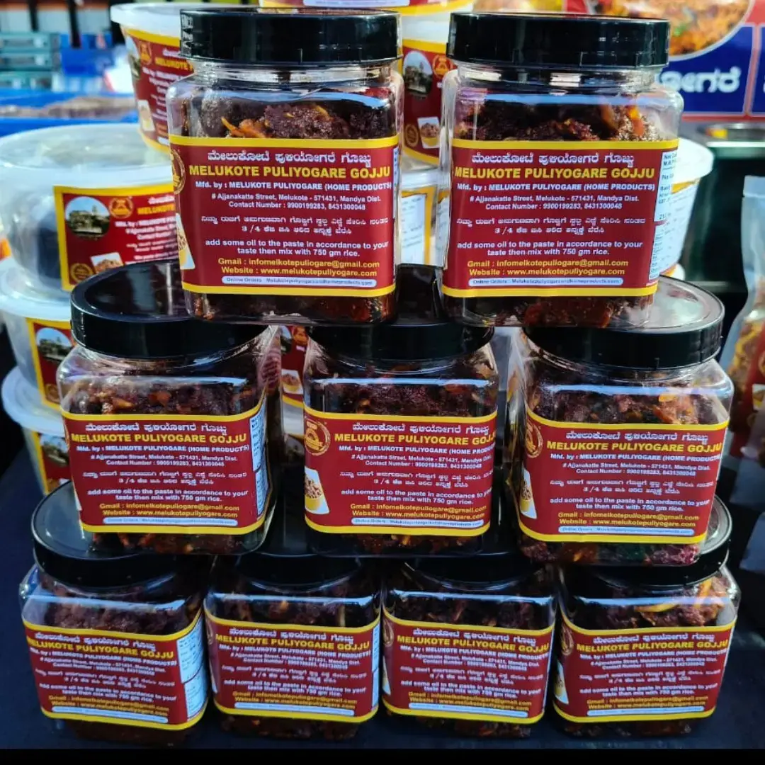 Authentic Melukote Puliogare Instant Gojju Without Groundnut- 350gm